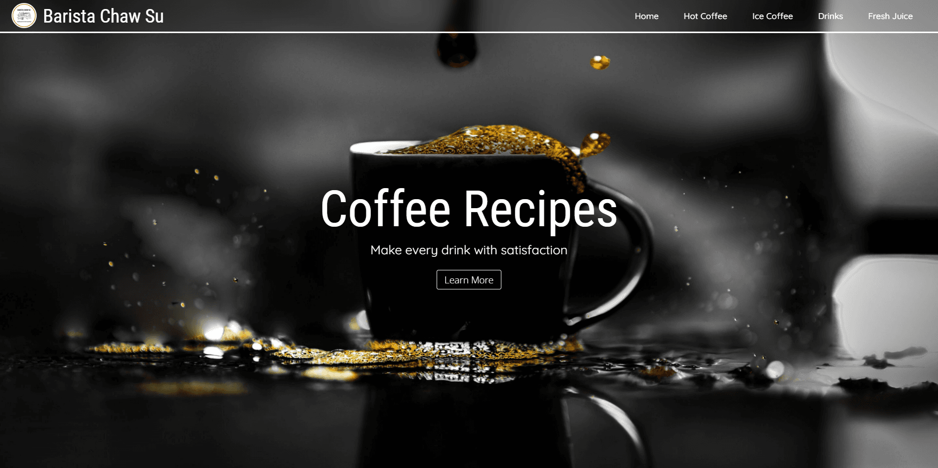 Coffee Recipe Website