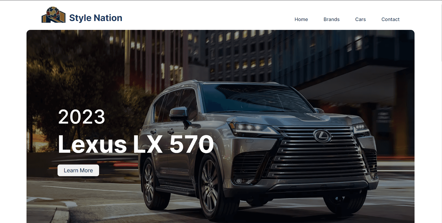 Car Showroom Website
